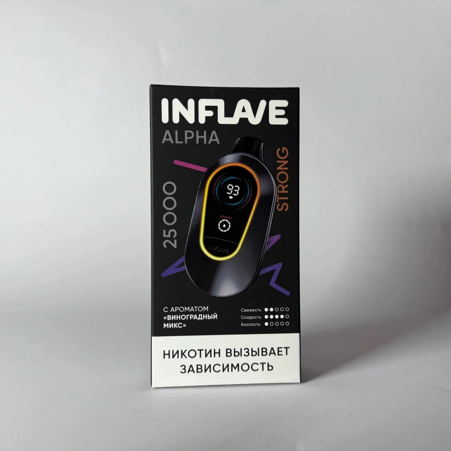 Inflave Alpha Strong 25000 Виноградный микс