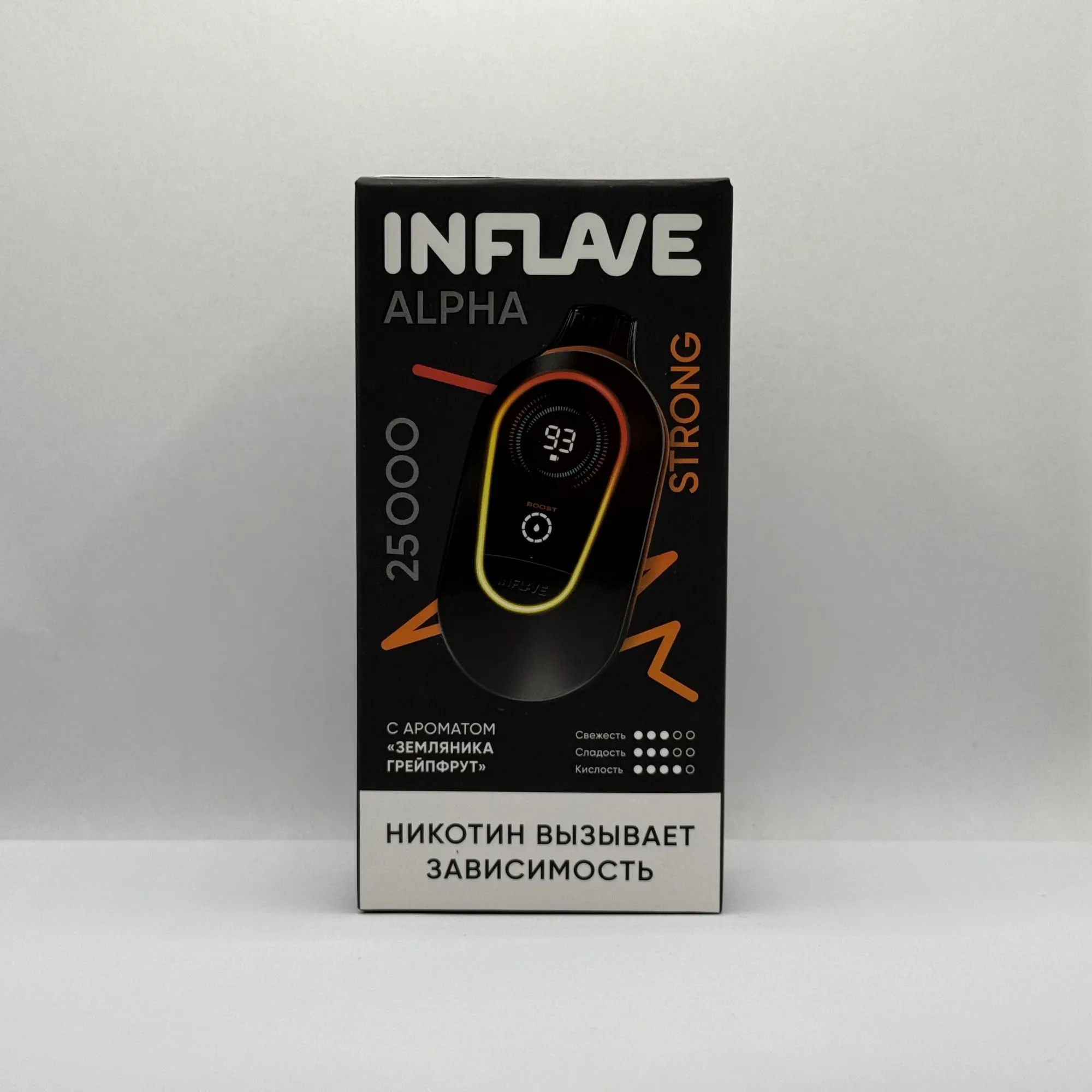 Inflave Alpha Strong 25000 Земляника грейпфрут